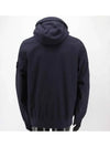 Men's Wappen Patch Softshell Zip Up Hoodie Navy - STONE ISLAND - BALAAN 5