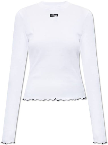 ROTATE Ribbed Top, Women's, White - ROTATE - BALAAN 1