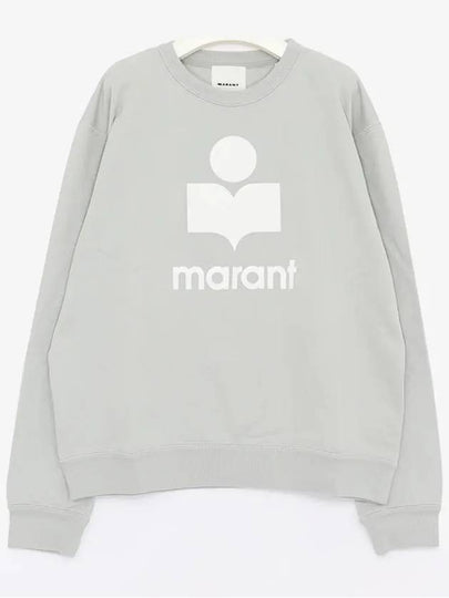 Mikoy Big Logo Cotton Sweatshirt Light Blue - ISABEL MARANT - BALAAN 2