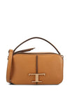 T Timeless Leather Cross Bag Brown - TOD'S - BALAAN 1