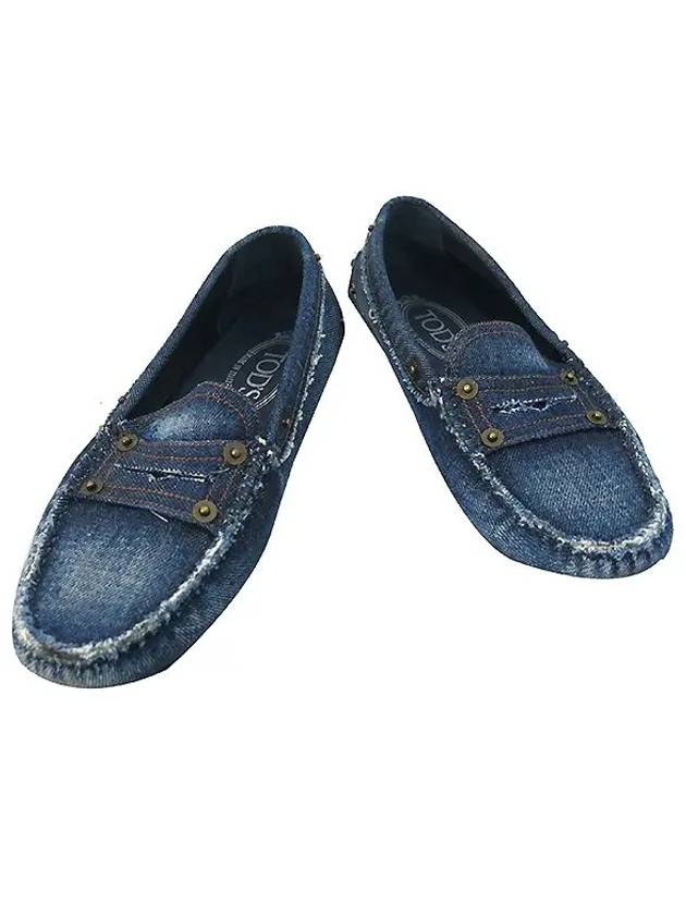 Smith Market Used Luxury Denim Loafers Women s Shoes - TOD'S - BALAAN 2