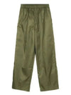 Re-Nylon Trousers Straight Pants Green - PRADA - BALAAN 2