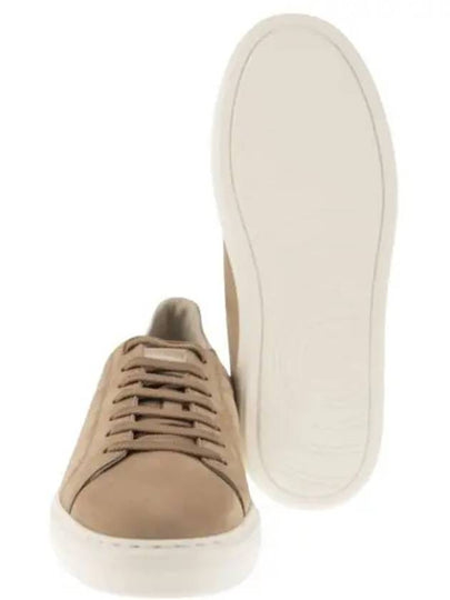 Suede Low Top Sneakers Beige - BRUNELLO CUCINELLI - BALAAN 2