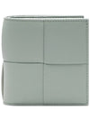 Slim Folder Half Wallet Light Green - BOTTEGA VENETA - BALAAN 2