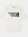 Big Logo Limited Edition Short Sleeve T-Shirt White - VETEMENTS - BALAAN 2