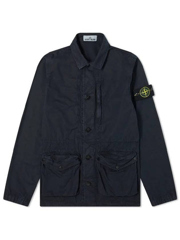 Men's Tella Waffen Jacket Navy - STONE ISLAND - BALAAN 1