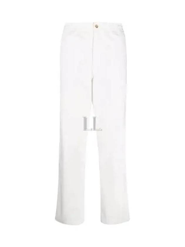 Cotton Straight Pants White - POLO RALPH LAUREN - BALAAN 2