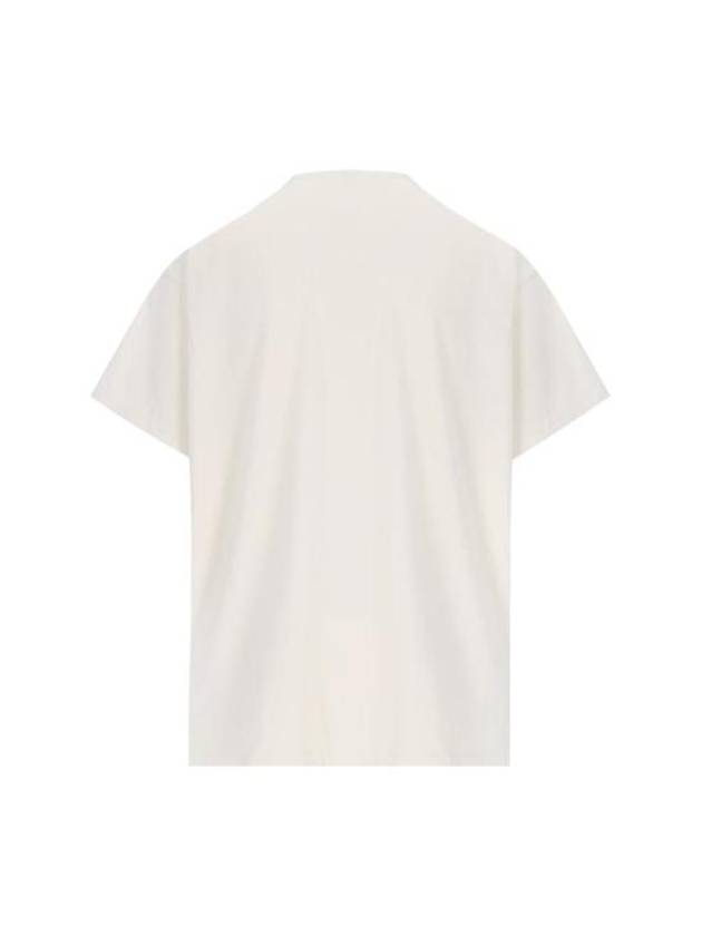 Metal BB Stencil Cotton Short Sleeve T-Shirt White - BALENCIAGA - BALAAN 3