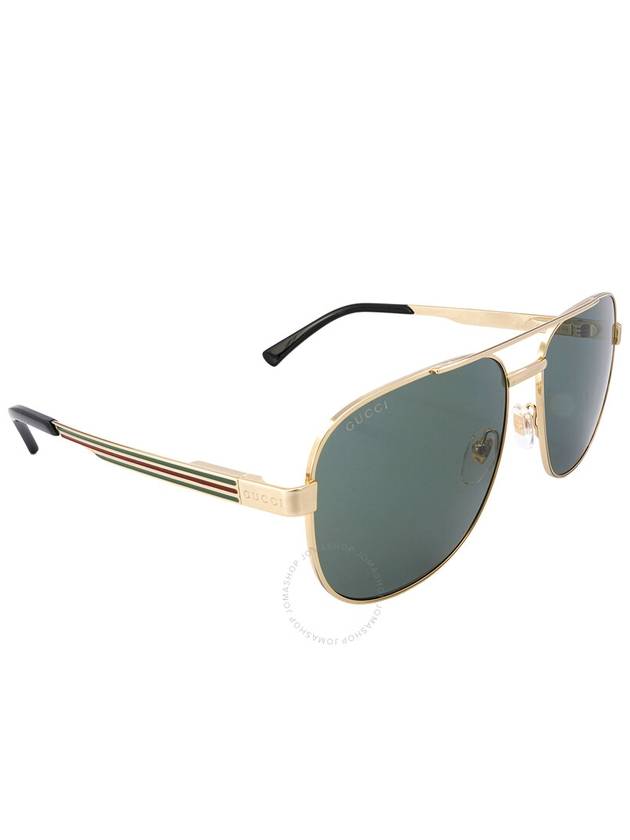 Eyewear Logo Web Sunglasses Gold - GUCCI - BALAAN 3