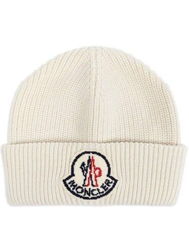 wool beanie white - MONCLER - BALAAN 1