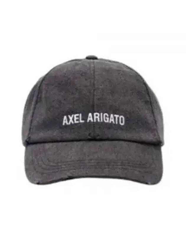 Block Distressed Cotton Ball Cap Grey - AXEL ARIGATO - BALAAN 2