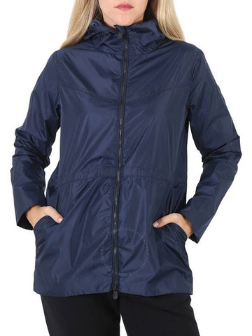 Save The Duck Ladies Navy Blue Hera Hooded Windbreaker Jacket, Brand Size 0 (X-Small) - SAVE THE DUCK - BALAAN 1