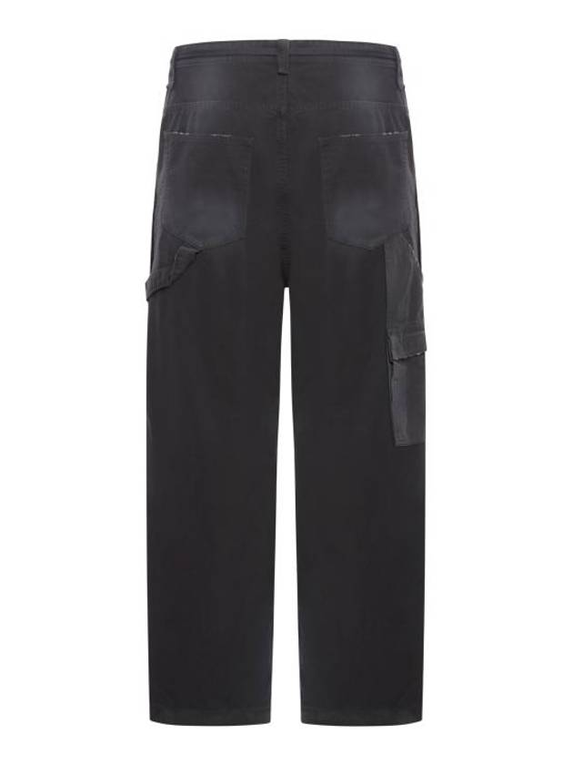 Cropped Cargo Straight Pants Black - BALENCIAGA - BALAAN 3