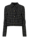 Checked Wool Jacket Black - MARNI - BALAAN 2