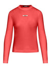 Le Gros Grain Manches Long Sleeve T-Shirt Dark Red - JACQUEMUS - BALAAN 1