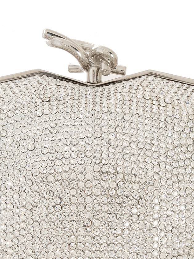 Jimmy Choo ‘Faceted Heart’ Shoulder Bag, Women's, Silver - JIMMY CHOO - BALAAN 6