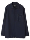 Nylon Long Sleeve Shirt Blue - FENDI - BALAAN 2