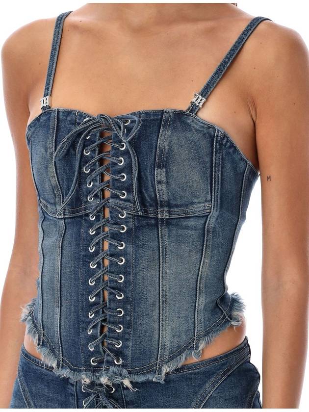 Lara laced denim corset - MISBHV - BALAAN 3