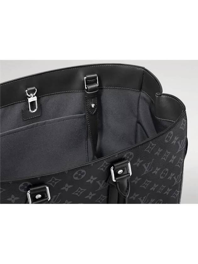 Sac Plat 24H Monogram Eclipse Tote Bag Black - LOUIS VUITTON - BALAAN 3