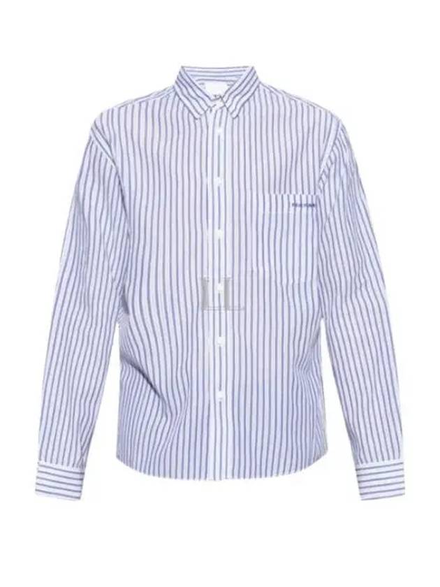 Jasolo Striped Long Sleeve Shirt Blue - ISABEL MARANT - BALAAN 2