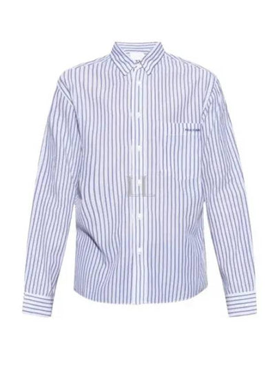 Jasolo Striped Long Sleeve Shirt Blue - ISABEL MARANT - BALAAN 2