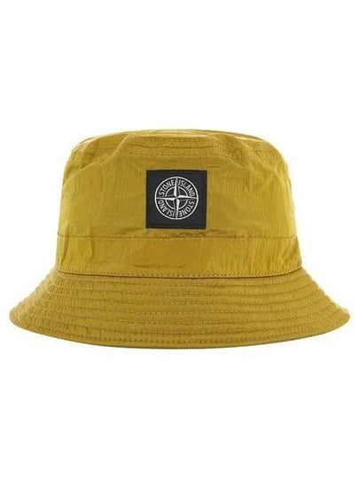 Nylon Metal Logo Patch Bucket Hat Yellow - STONE ISLAND - BALAAN 2