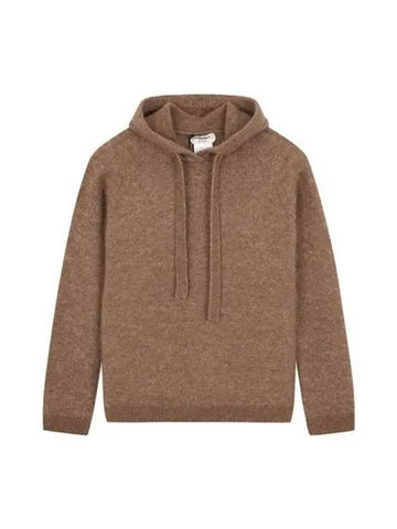 hoodie women hood knit brown - MAX MARA - BALAAN 1