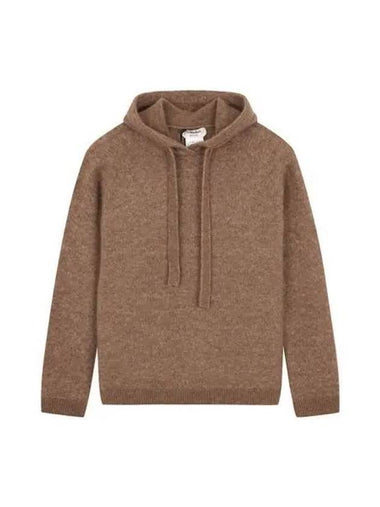 hoodie women hood knit brown - MAX MARA - BALAAN 1