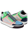 Color Block High Top Sneakers - LANVIN - BALAAN 2