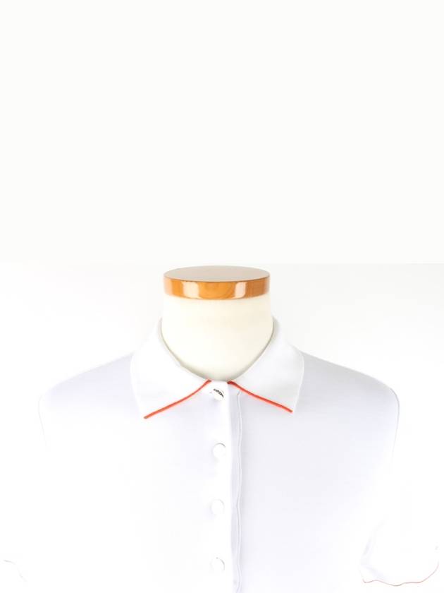 Silver Celie PK Short Sleeve Collar L - HERMES - BALAAN 3