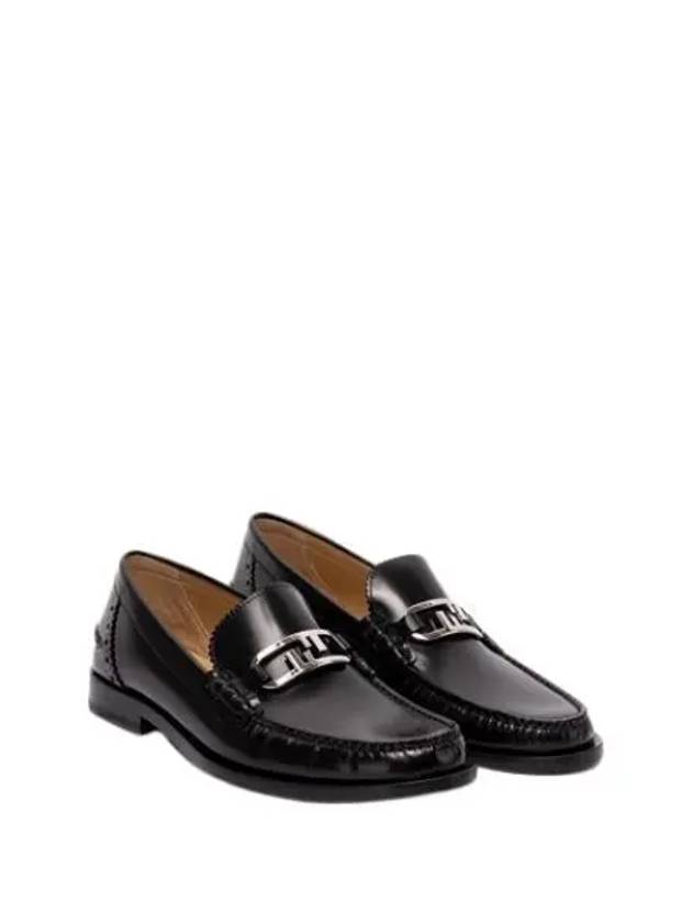 Leather Loafers Black - FENDI - BALAAN 2