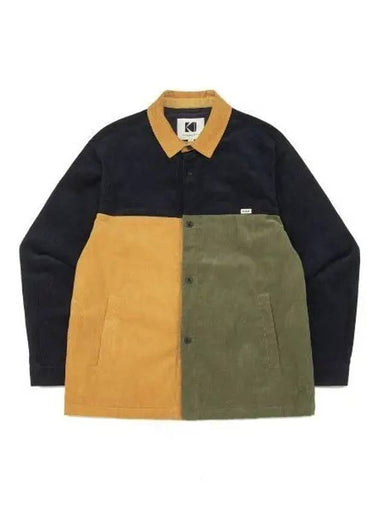 KODAK Brownie Color Corduroy Shirt NAVY - KODO - BALAAN 1