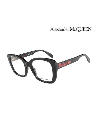 Eyewear Square Acetate Eyeglasses Black - ALEXANDER MCQUEEN - BALAAN 2