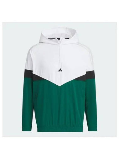 adidas GOLF twist weave long sleeve track hood pullover IM7226 - ADIDAS GOLF - BALAAN 1