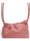 Dumpling Mini Drawstring Lambskin Leather Cross Bag Pink - JIL SANDER - BALAAN 3