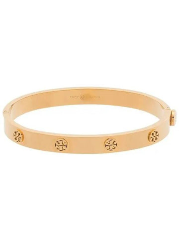 Miller Hinged Stud Bangle Bracelet Gold - TORY BURCH - BALAAN 1