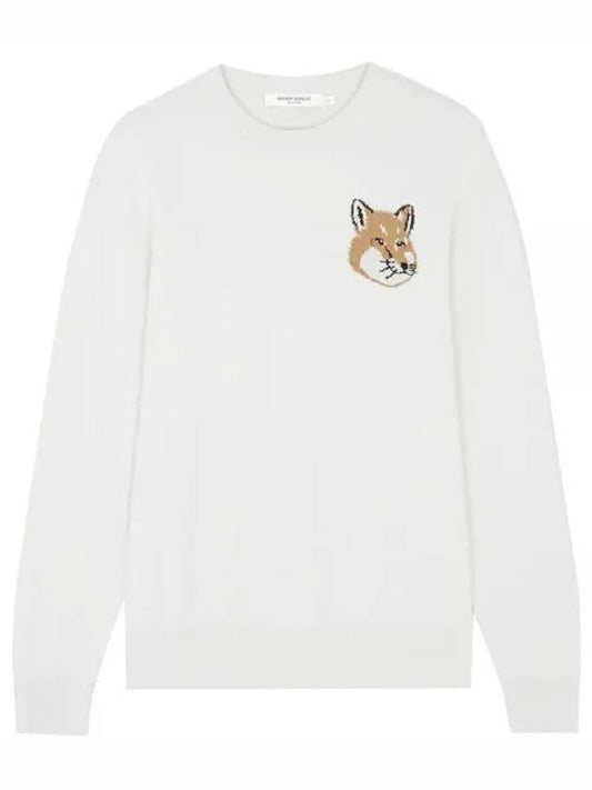 Mini Foxhead Comfort Knit Top Blue Haze - MAISON KITSUNE - BALAAN 2