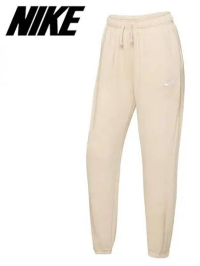 Sportswear Club Fleece Brushed Women s Mid Rise Oversized Sweatpants Sanddrift Beige DQ5800 126 - NIKE - BALAAN 2