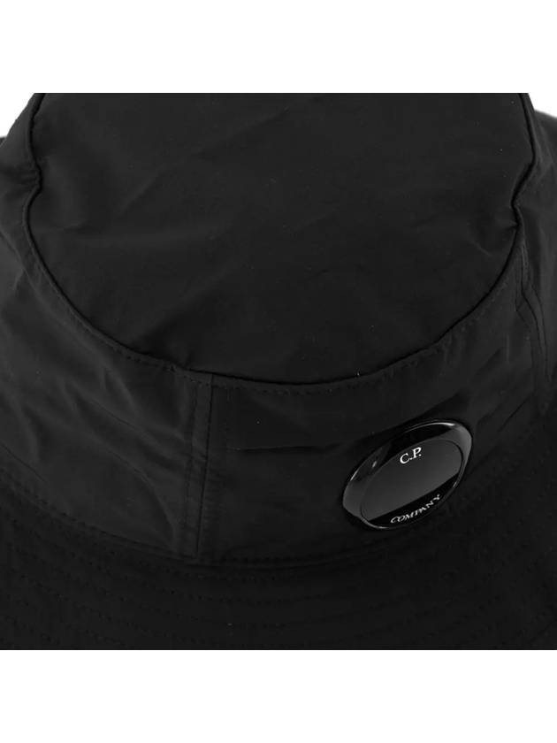 Lens Wappen Chrome R Bucket Hat Black - CP COMPANY - BALAAN 4