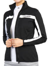 Janice Full Zip-up Jacket Black - J.LINDEBERG - BALAAN 7