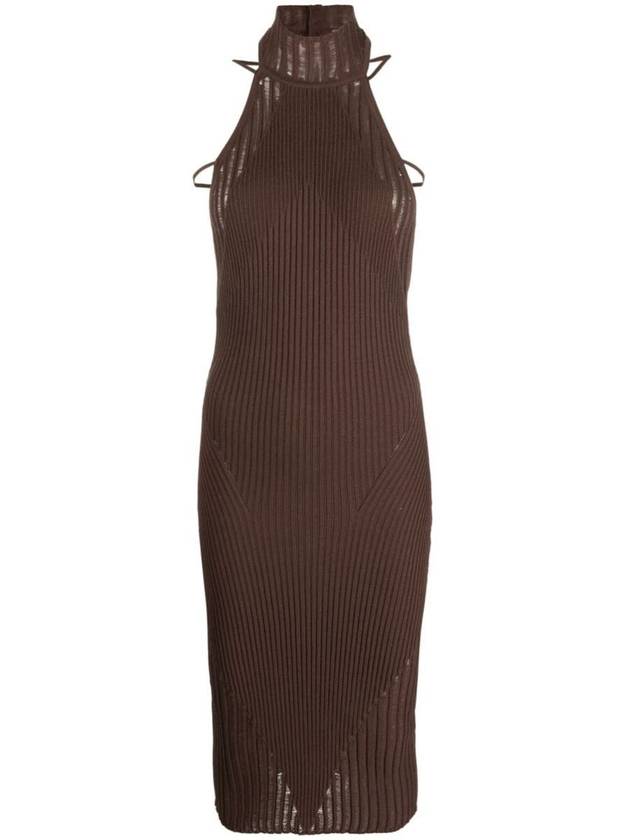 Andreādamo Knit Midi Dress Clothing - ANDREADAMO - BALAAN 1