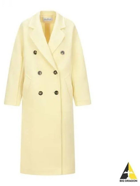 Madame 2 101801 Light Edition Double Coat Yellow - MAX MARA - BALAAN.