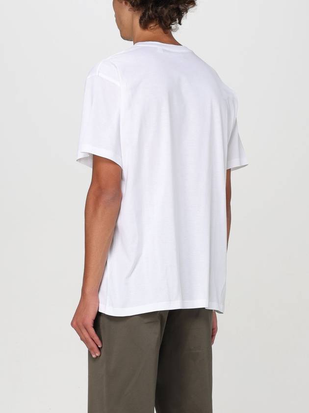 Logo Print Short Sleeve T-Shirt White - BURBERRY - BALAAN 4