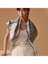 Mystere Au 24 Silk Scarf Gris Perle - HERMES - BALAAN 4