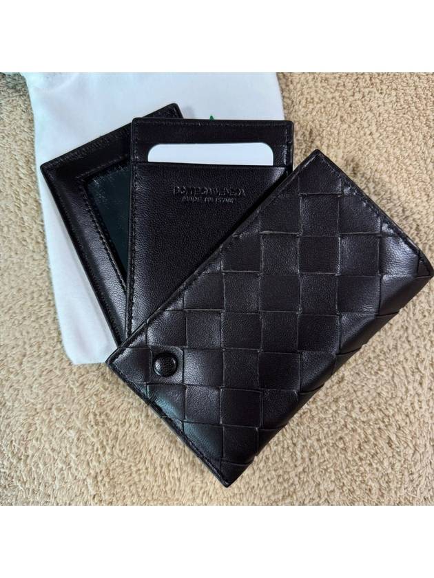 Intrecciato Leather Card Wallet Fondant - BOTTEGA VENETA - BALAAN 3