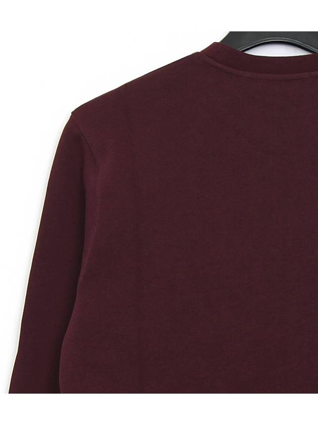 Box Logo Cotton Sweatshirt Wine - MSGM - BALAAN 6