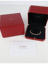 Diamond Clashed Bracelet Pink Gold - CARTIER - BALAAN 5