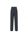 Wool Mohair Twill Slacks Blue - DIOR - BALAAN 2