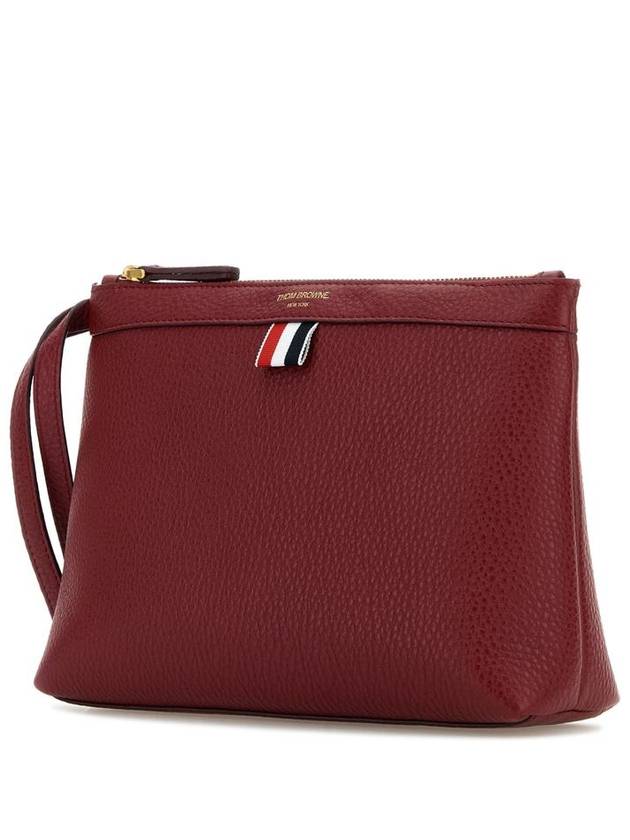 Beauty Pouch Bag Burgundy - THOM BROWNE - BALAAN 3