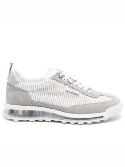 Tech Runner Panel Low Top Sneakers Grey - THOM BROWNE - BALAAN 2